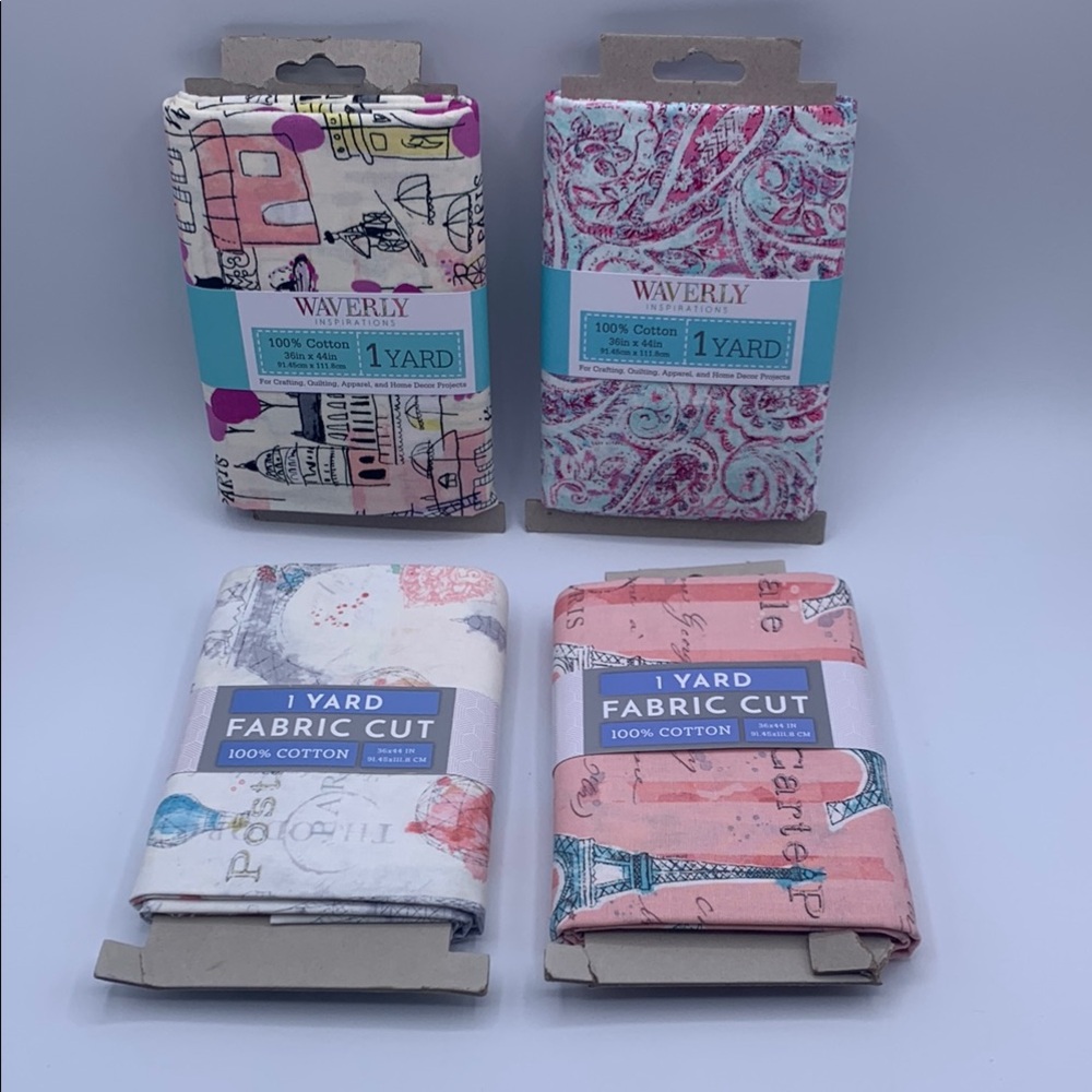 Four Yards 100% cotton Waverly/David’s Textiles Inspiration Fabric Paisley Paris